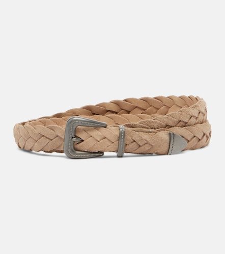 Monili braided leather belt - Brunello Cucinelli - Modalova