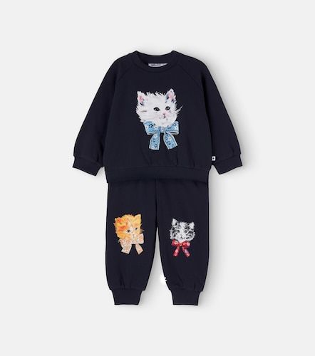 Bebé - set de sudadera y pantalones deportivos de algodón - Molo - Modalova