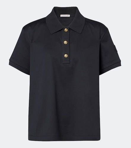 Moncler Polo de jersey de algodón - Moncler - Modalova