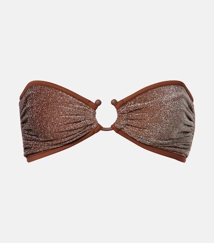 Johanna Ortiz Top bikini con lamé - Johanna Ortiz - Modalova