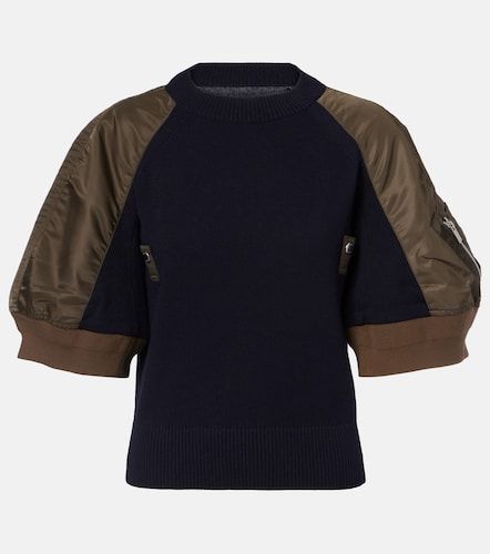 Sacai Top con paneles - Sacai - Modalova