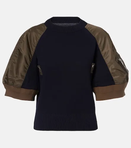 Sacai Top con paneles - Sacai - Modalova