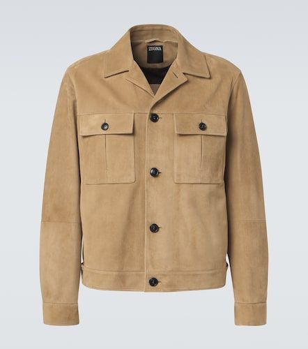 Zegna Suede jacket - Zegna - Modalova