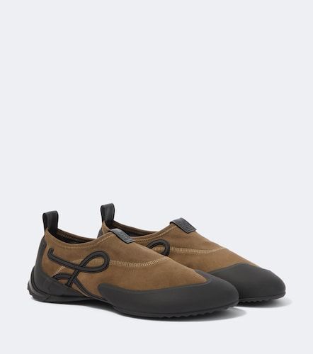 Slip-Ons Grip Aqua aus Veloursleder - Loewe - Modalova