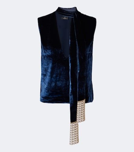 Etro Top aus Samt - Etro - Modalova