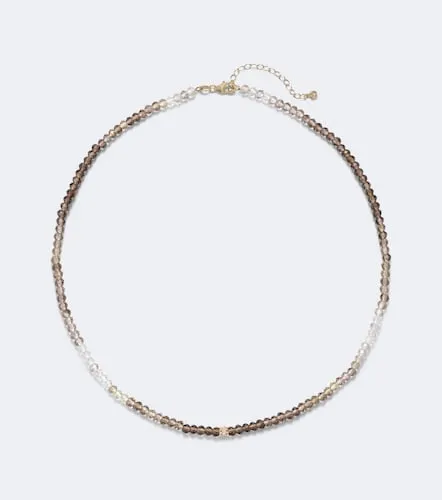 Collar de oro blanco de 14 ct con labradorita y diamantes - Sydney Evan - Modalova