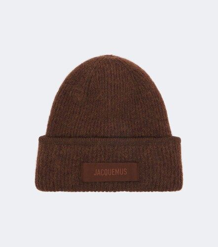 Logo alpaca and wool-blend beanie - Jacquemus - Modalova