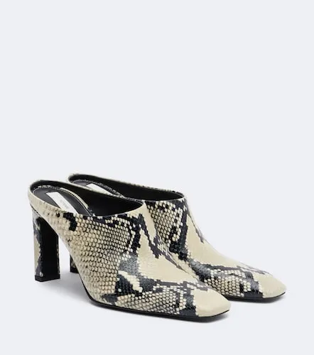 Toteme Snake-effect leather mules - Toteme - Modalova
