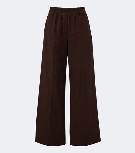 Pantaloni a gamba larga in cotone - Brunello Cucinelli - Modalova