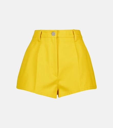 Prada Shorts in cotone a vita alta - Prada - Modalova