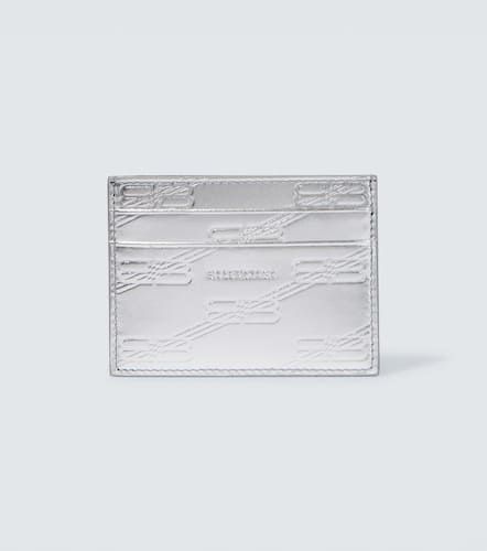 Balenciaga BB leather card holder - Balenciaga - Modalova