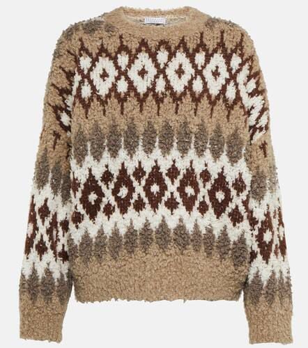 Pullover in misto cashmere - Brunello Cucinelli - Modalova