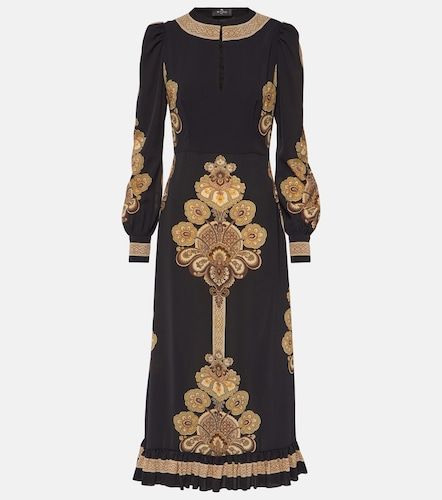 Abito lungo con stampa floreale - Etro - Modalova