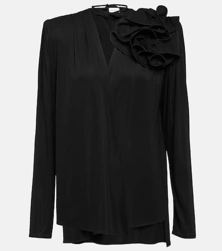 Floral-appliqu blouse - Magda Butrym - Modalova