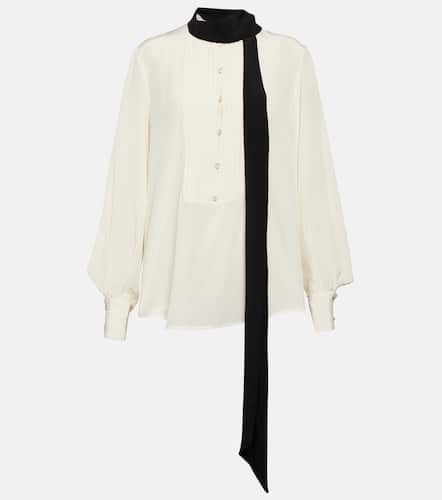 Tie-neck silk blouse - Victoria Beckham - Modalova