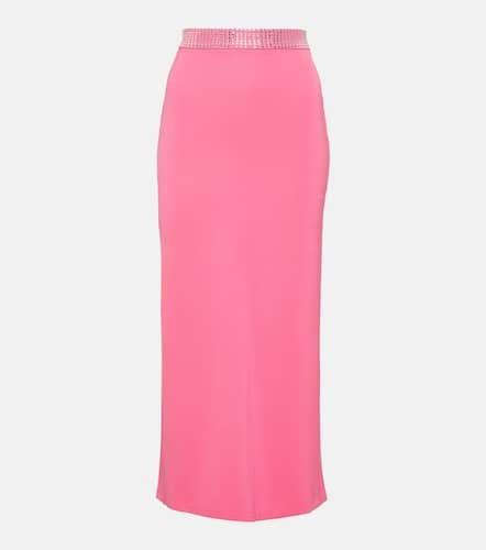 Crystal-embellished midi skirt - David Koma - Modalova