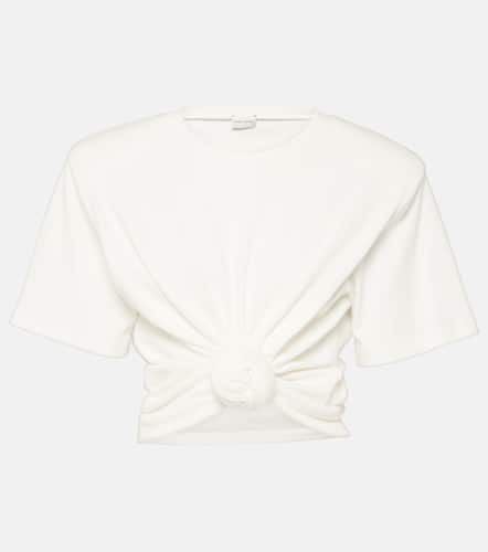 Gathered cotton jersey top - Magda Butrym - Modalova