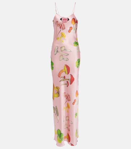 Halterneck printed silk gown - Rodarte - Modalova