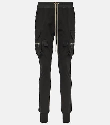 High-rise cotton skinny cargo pants - Rick Owens - Modalova