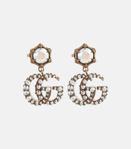 GG crystal-embellished earrings - Gucci - Modalova