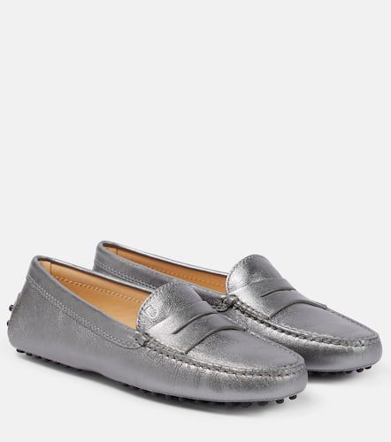 Tod's Metallic leather moccasins - Tod's - Modalova