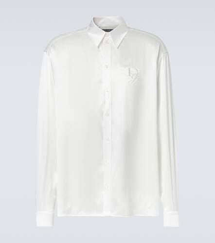 Silk satin tuxedo shirt - Dolce&Gabbana - Modalova