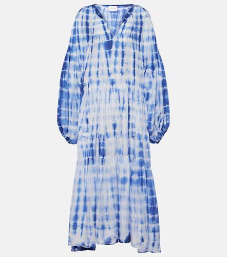 Amelia tie-dye tiered silk midi dress - Anna Kosturova - Modalova