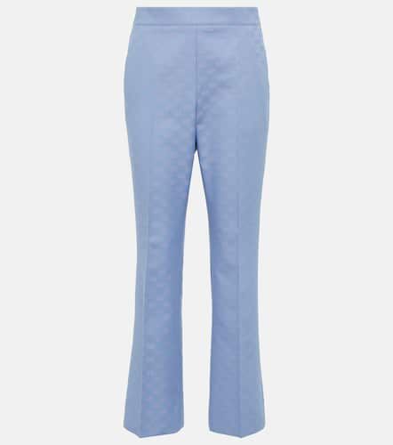 Gucci GG gabardine cropped pants - Gucci - Modalova