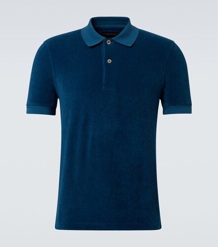Tom Ford Polohemd aus Samt - Tom Ford - Modalova