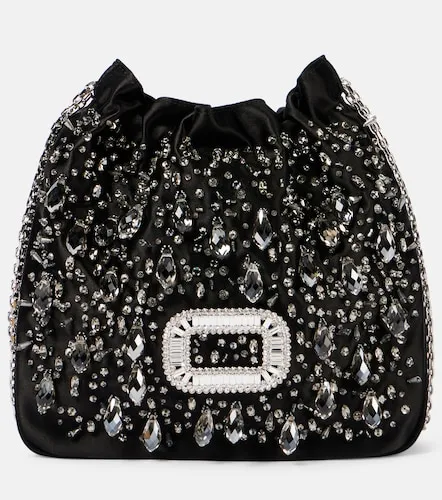 Bolso saco Mini Pilgrim de satén - Roger Vivier - Modalova