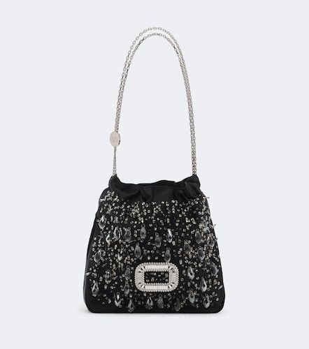 Secchiello Pilgrim Mini in raso - Roger Vivier - Modalova