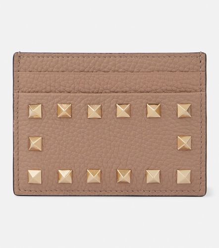Tarjetero Rockstud de piel - Valentino Garavani - Modalova