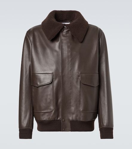 Bomber in pelle con shearling - Gabriela Hearst - Modalova