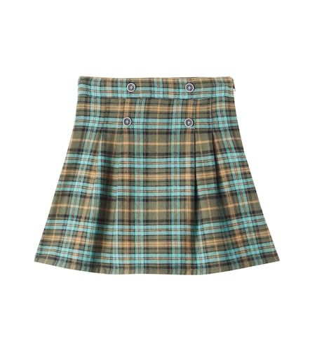 Falda Seraphina de tweed de algodón a cuadros - Bebe Organic - Modalova