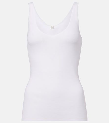 Tank top de jersey de algodón - Toteme - Modalova