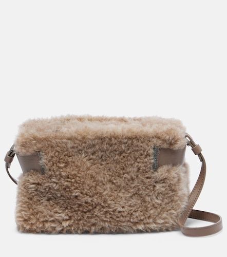 Clutch Small in shearling - Brunello Cucinelli - Modalova