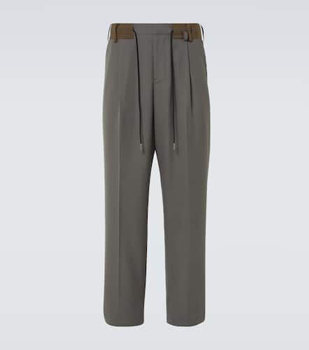 Sacai Mid-rise wide-leg pants - Sacai - Modalova