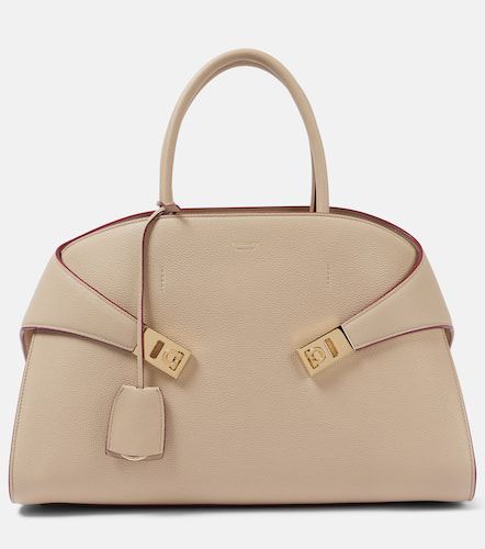 Hug Large leather tote bag - Ferragamo - Modalova