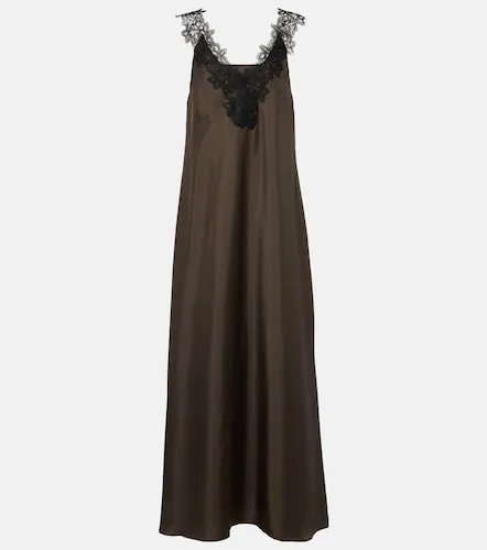 Róhe Vestido maxi de seda con encaje - Rohe - Modalova