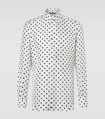 Camisa de seda con lunares - Dolce&Gabbana - Modalova