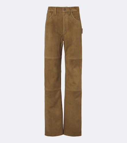 Pantaloni regular Mills in suede - Altuzarra - Modalova