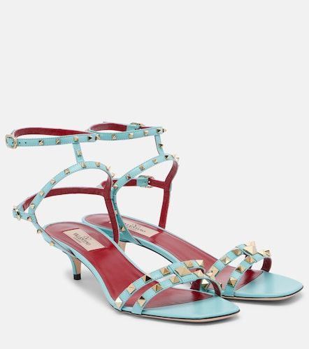 Rockstud leather sandals - Valentino Garavani - Modalova
