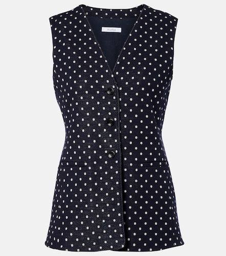 Max Mara Polka-dot jersey vest - Max Mara - Modalova