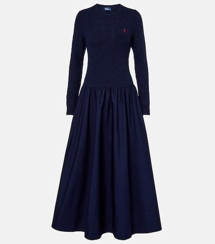 Abito lungo in misto cotone e lana - Polo Ralph Lauren - Modalova