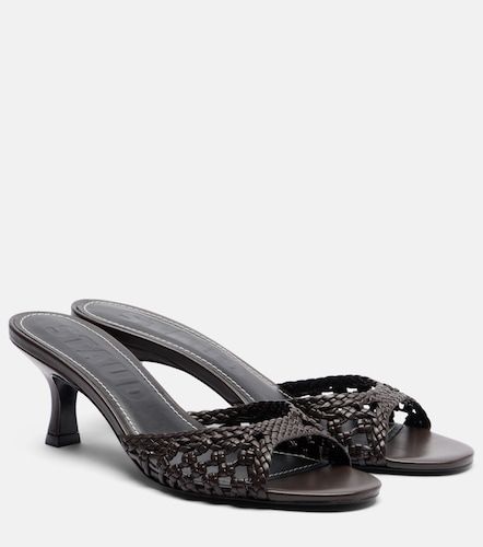 Staud Brigitte woven leather mules - Staud - Modalova