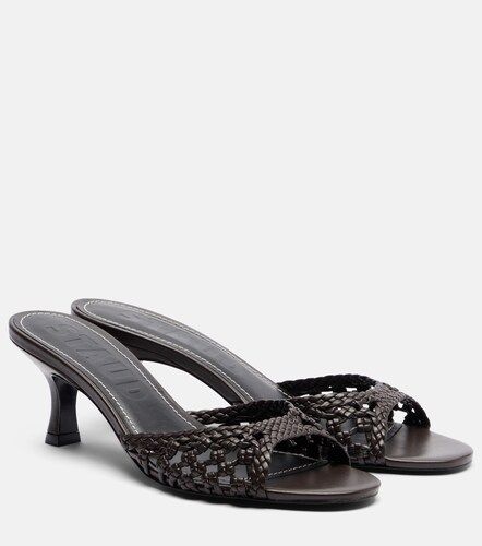 Staud Brigitte woven leather mules - Staud - Modalova