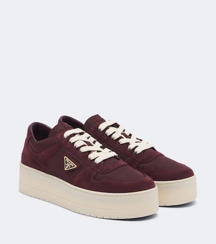 Sneakers Downtown Bold in Re-Nylon e suede - Prada - Modalova