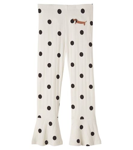 Pantalones en mezcla de algodón con lunares - Mini Rodini - Modalova