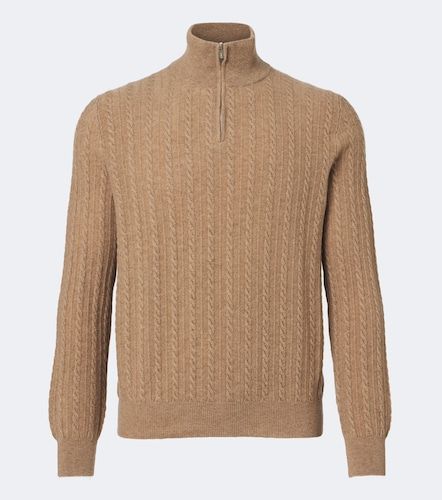 Pullover in cashmere a trecce - Fedeli - Modalova
