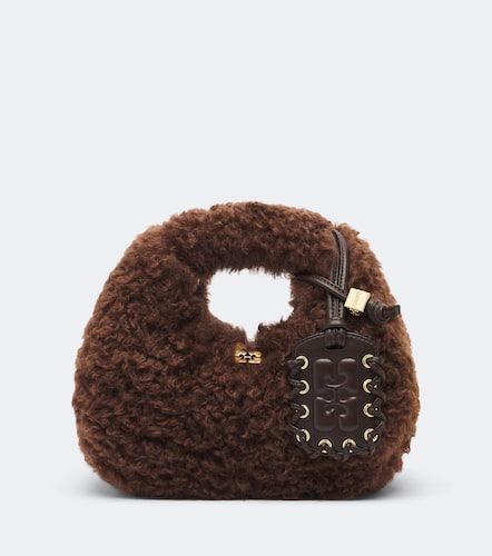 Ganni Mini teddy top-handle bag - Ganni - Modalova